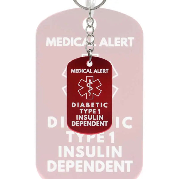Porta-chaves de sensibilização para a diabetes - Kaio-Key Hanger