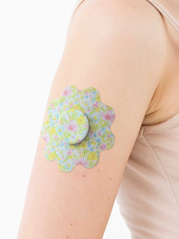 Adesivo de fixação infantil para FreeStyle Libre 2 – Flor, Estrela ou Leão – Patch Me Up!