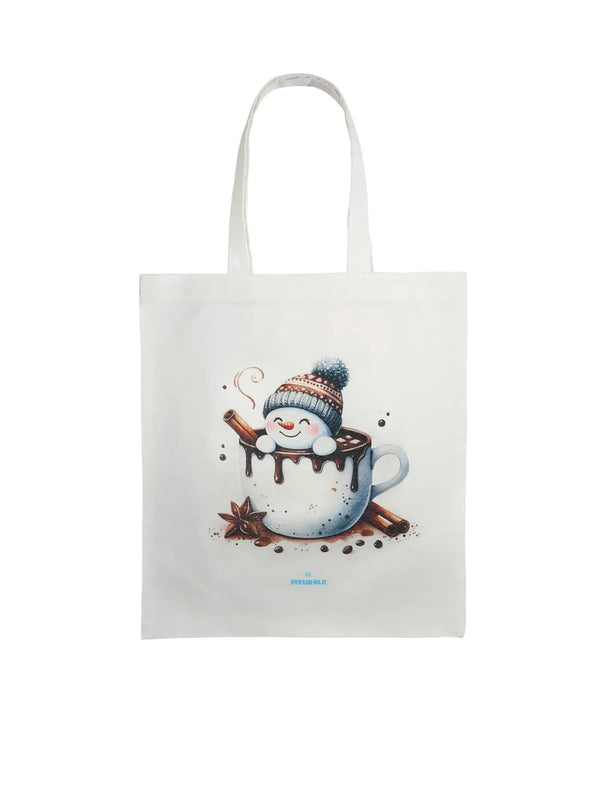 diabetes awareness christmas tote bag chocolate milk design reusable bag for daily use and medical storage