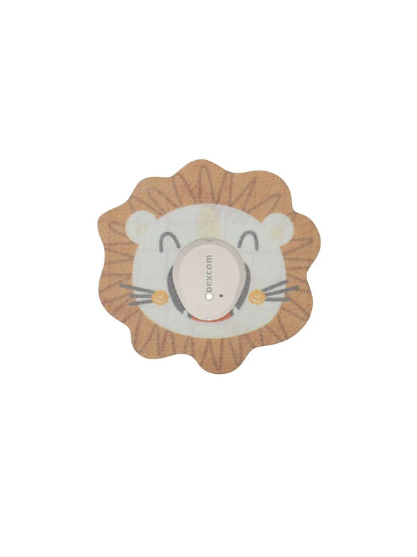 Adesivo de fixação infantil para Dexcom G7 – Flor, Estrela ou Leão – Patch Me Up!