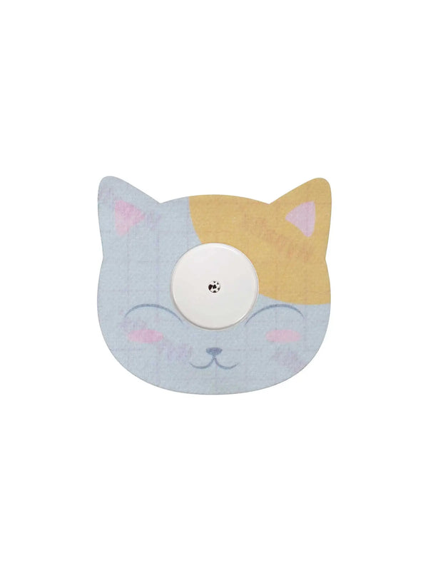 Freestyle Libre 2 cat shape adhesive patch for kids CGM sensor breathable adhesive with playful design