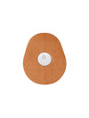 FreeStyle Libre 3 drop shape patch in orange solid color, breathable adhesive overpatch to help support sensor wear