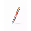 Decorative pen featuring red Christmas-themed stickers for HumaPen diabetes management