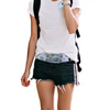 Insulin pump belt with window for secure and comfortable wear.