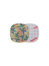 medtronic simplera overpatch with tropical print front and back view showing full adhesive coverage and design