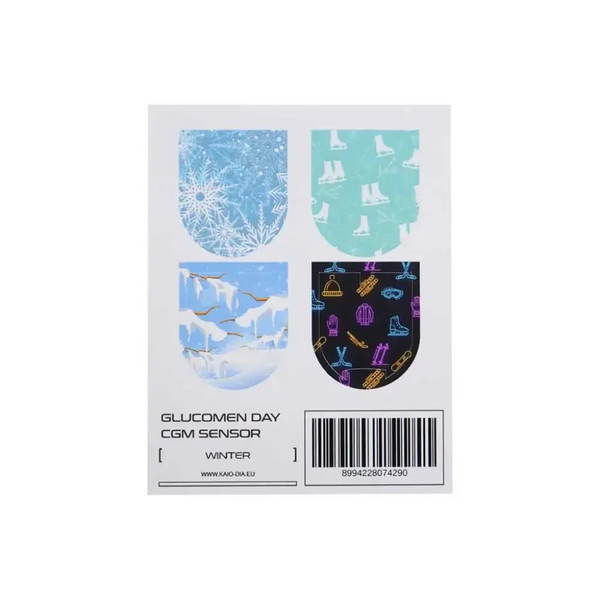 GlucoMen Day CGM Sensor Sticker - Winter