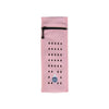 Pink insulin travel case cooler wallet for 1 insulin pen with water droplet design and zipper pouch