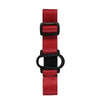 Dexcom G6 Sensor Adjustable Armband in red with black buckle.