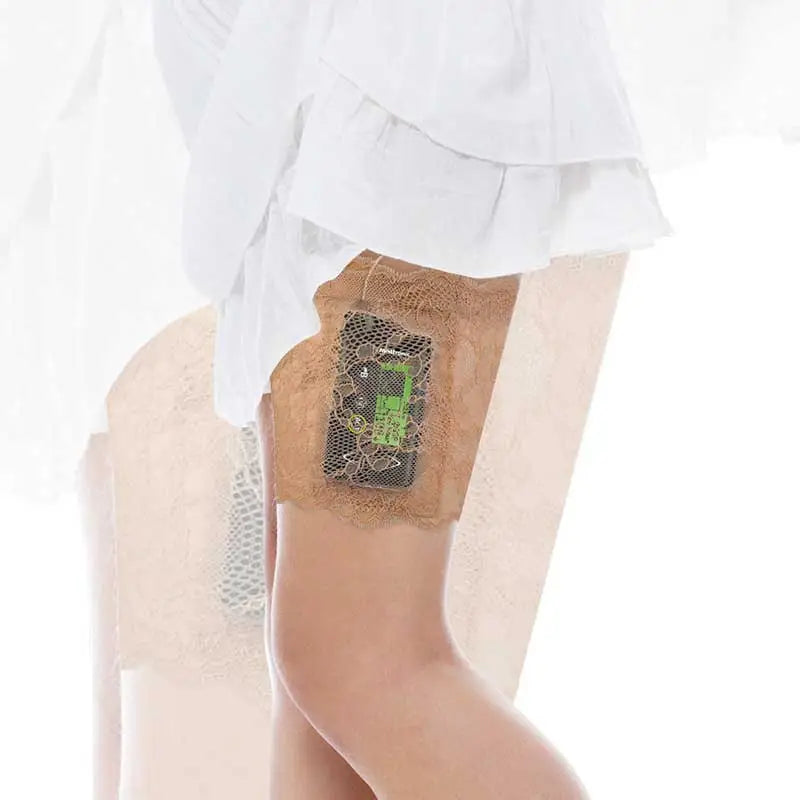 Insulin Pump Lace Garter - Dia-Lacy Leg Band Image