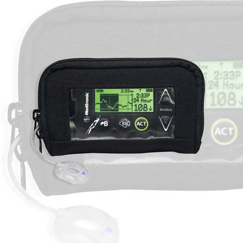 Insulin Pump Pouch with Window - Dia-Compact Insulin Pump Case Image