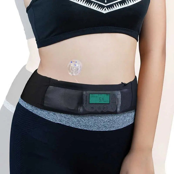 Cinto para bomba de insulina com janela - Dia-Bellyband Mesh Window