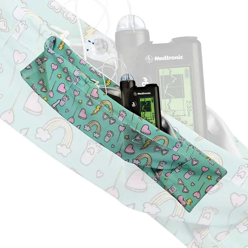 Insulin Pump Waist Belt with Window for Children - Dia-Bellyband Mesh Window Image