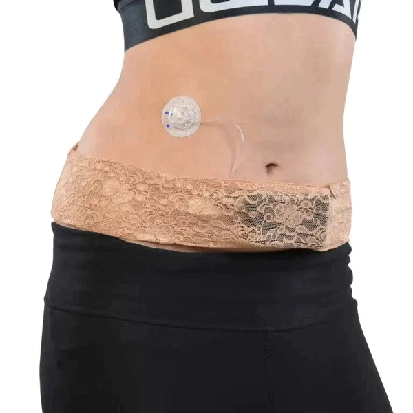 Cinto de renda para bomba de insulina - Dia-BellyBand Spacy Lacy