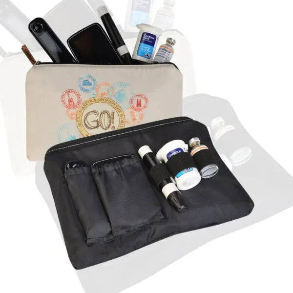 Bolsas de kit para material diário para diabéticos - Dia-Zipper Bag