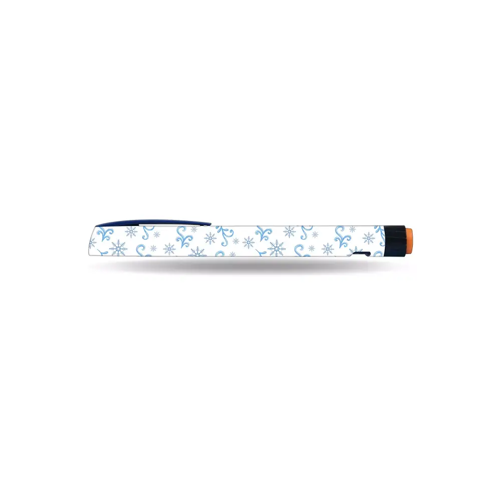 Winter-Themed NovoRapid Flexpen Stickers | Elegant &