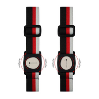 Dexcom G7 Armband with Rotating Clip in Summer Edition featuring striped designs