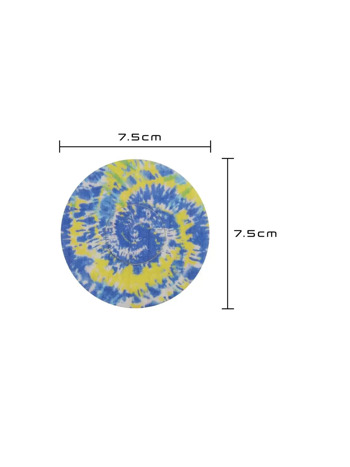 Adesivo de fixação para FreeStyle Libre 2, Color Splash, padrão tie-dye, dimensões 7,5 x 7,5 cm