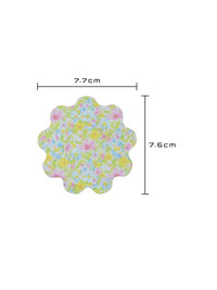 Adesivo de fixação infantil para FreeStyle Libre 2, forma de flor, dimensões 7,7 x 7,6 cm