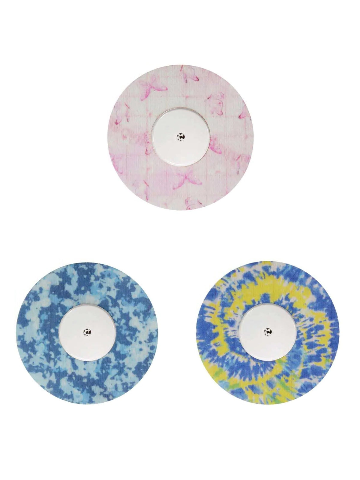 Adesivos de fixação para FreeStyle Libre 2, conjunto Color Splash de 3 adesivos
