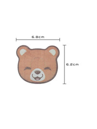 Adesivo de fixação infantil para FreeStyle Libre 3, forma de urso, dimensões 6,8 x 6,2 cm