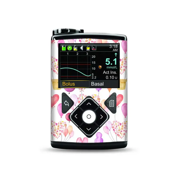 Medtronic MiniMed Insulin Pump Stickers- Valentine