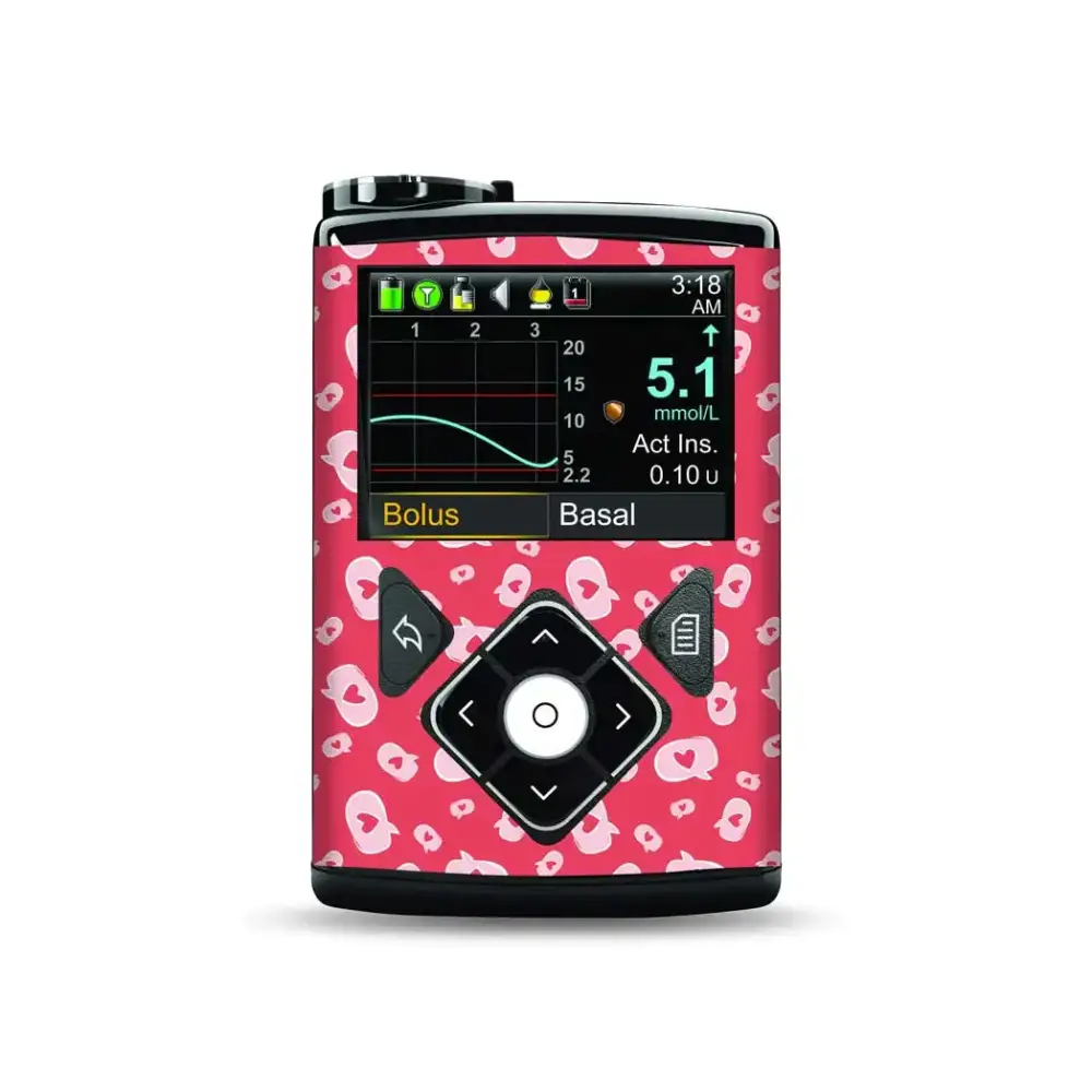 Medtronic MiniMed Insulin Pump Stickers- Valentine