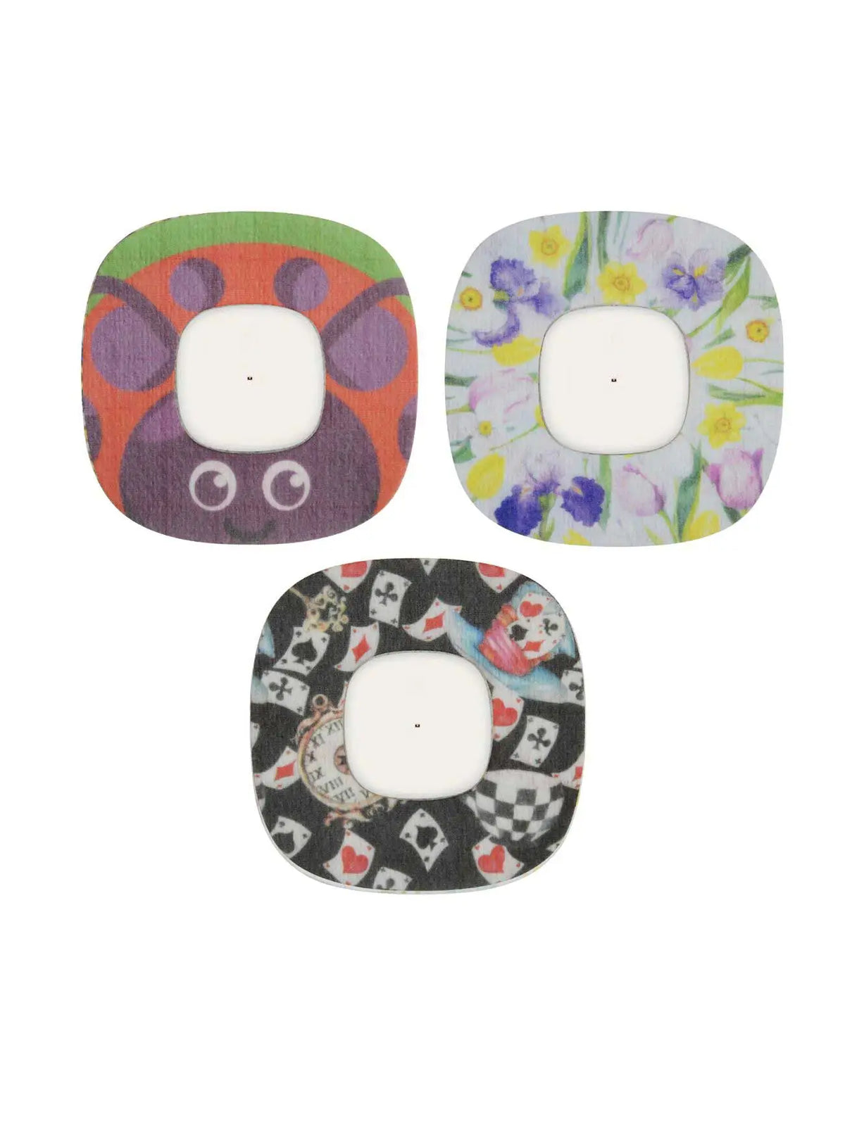 Adesivos de fixação infantis para Simplera Sync, conjunto WonderGarden de 3 adesivos