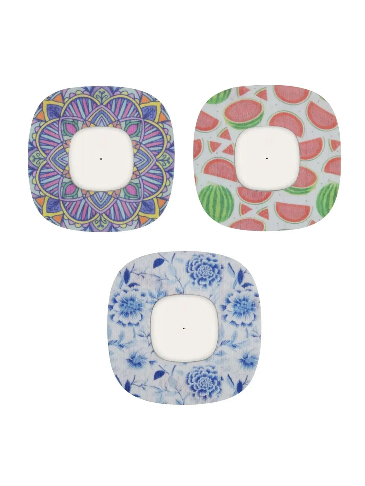 Adesivos de fixação para Simplera Sync, série Fresh, conjunto BohoBloom de 3 adesivos