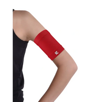 glucose sensor protective armband red color adjustable band for secure glucose sensor during sports
