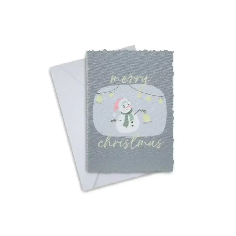 TINY SNOW MAN - MERRY CHRISTMAS