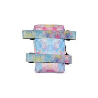 Colorful compact leg pack for diabetics with adjustable straps and waterproof interior