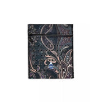 Compact Dia-Cool insulin travel case with cooling technology for 4 vials or eye drops, patterned fabric with zipper.