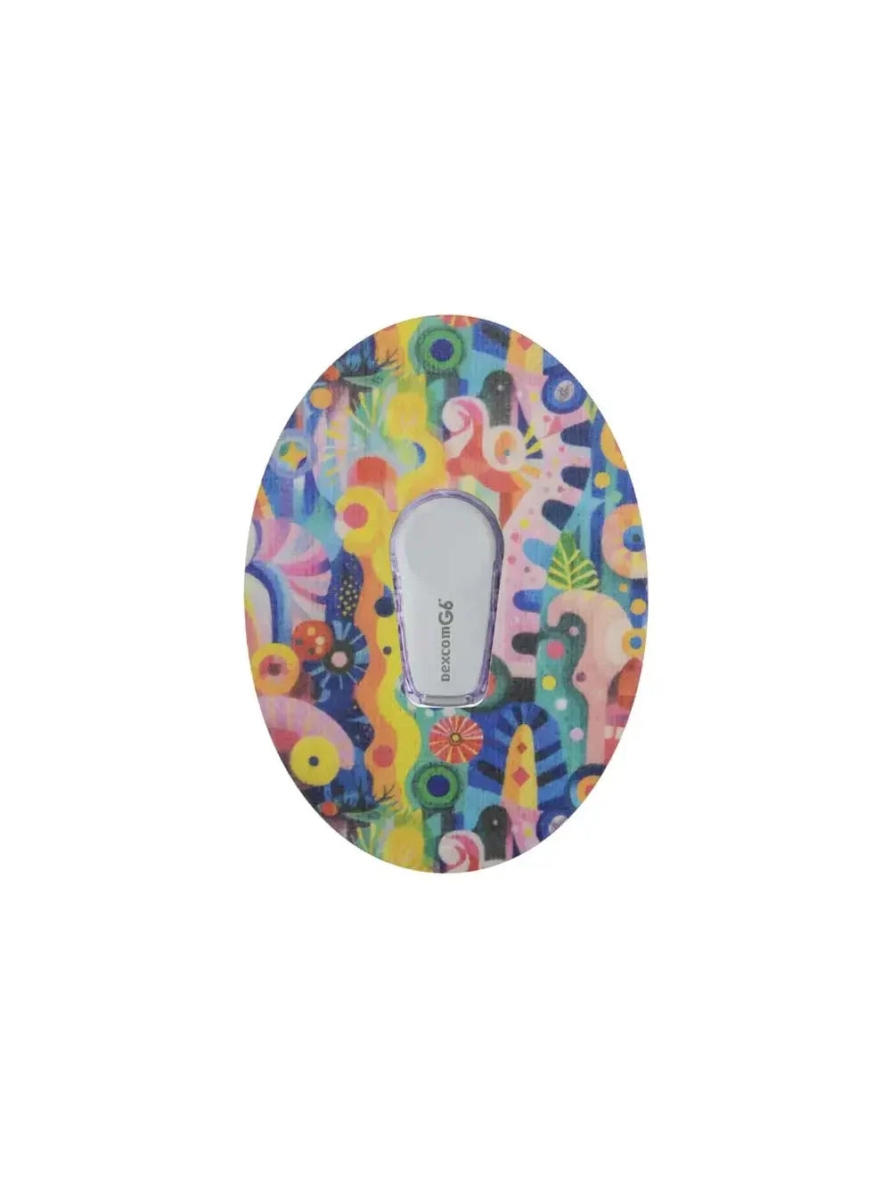 Adesivo de fixação para Dexcom G6, padrão Ethereal Bloom