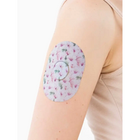 Adesivo de fixação para Dexcom G7, série Spring, no braço, grande plano