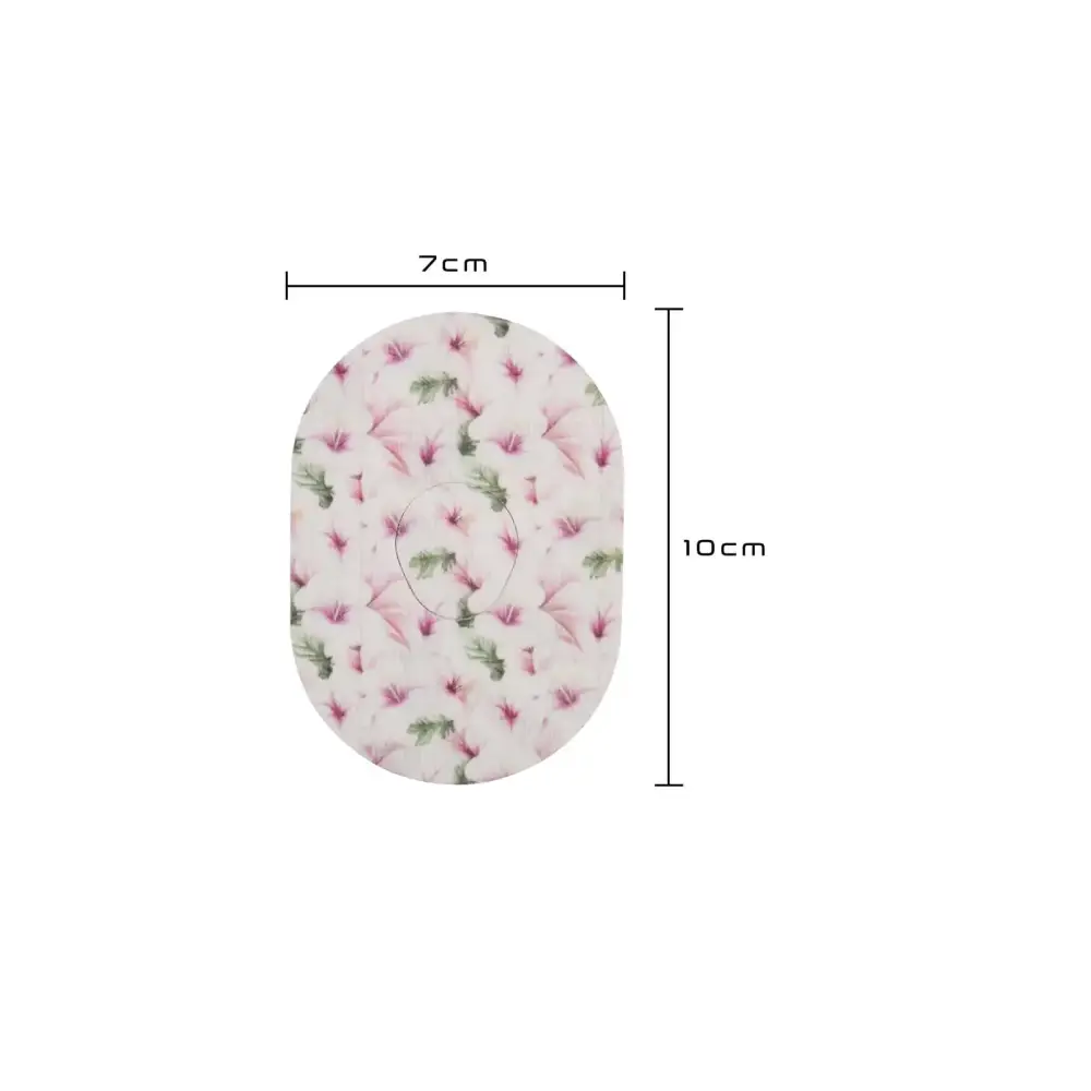 Adesivo de fixação para Dexcom G7, série Spring, dimensões 7 x 10 cm
