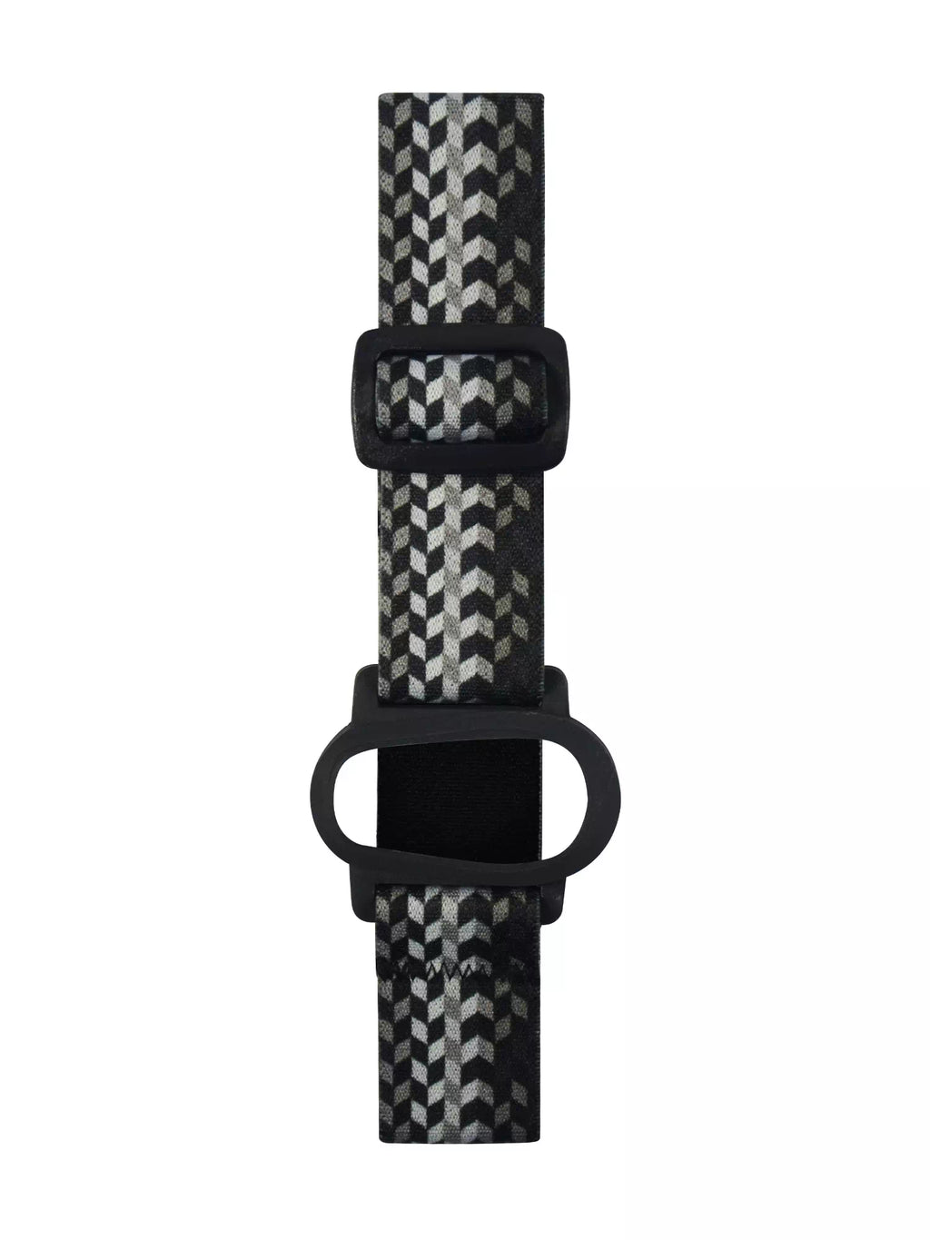 Stylish Dexcom G6 armband with monochrome pattern, adjustable for secure fit.