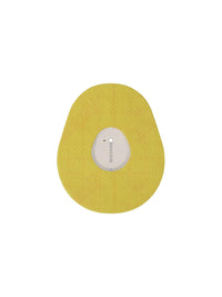 Adesivo de fixação para Dexcom G7, forma de gota, amarelo