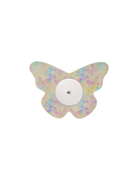 Adesivo de fixação para FreeStyle Libre 2, forma de borboleta, padrão Butterfly Mirage