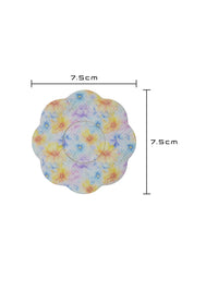 Adesivo de fixação para FreeStyle Libre 2, forma de bolacha, dimensões 7,5 x 7,5 cm