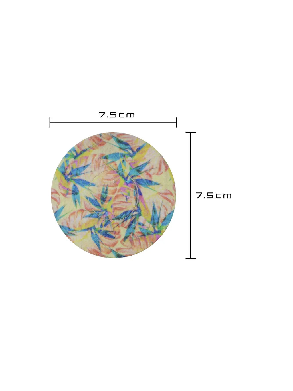 Adesivo de fixação para FreeStyle Libre 2, padrão Tequila Sunrise, dimensões 7,5 x 7,5 cm