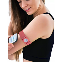 Freestyle Libre 3 sensor adjustable armband, Barbie Edition, empowering pink design, comfortable fit.