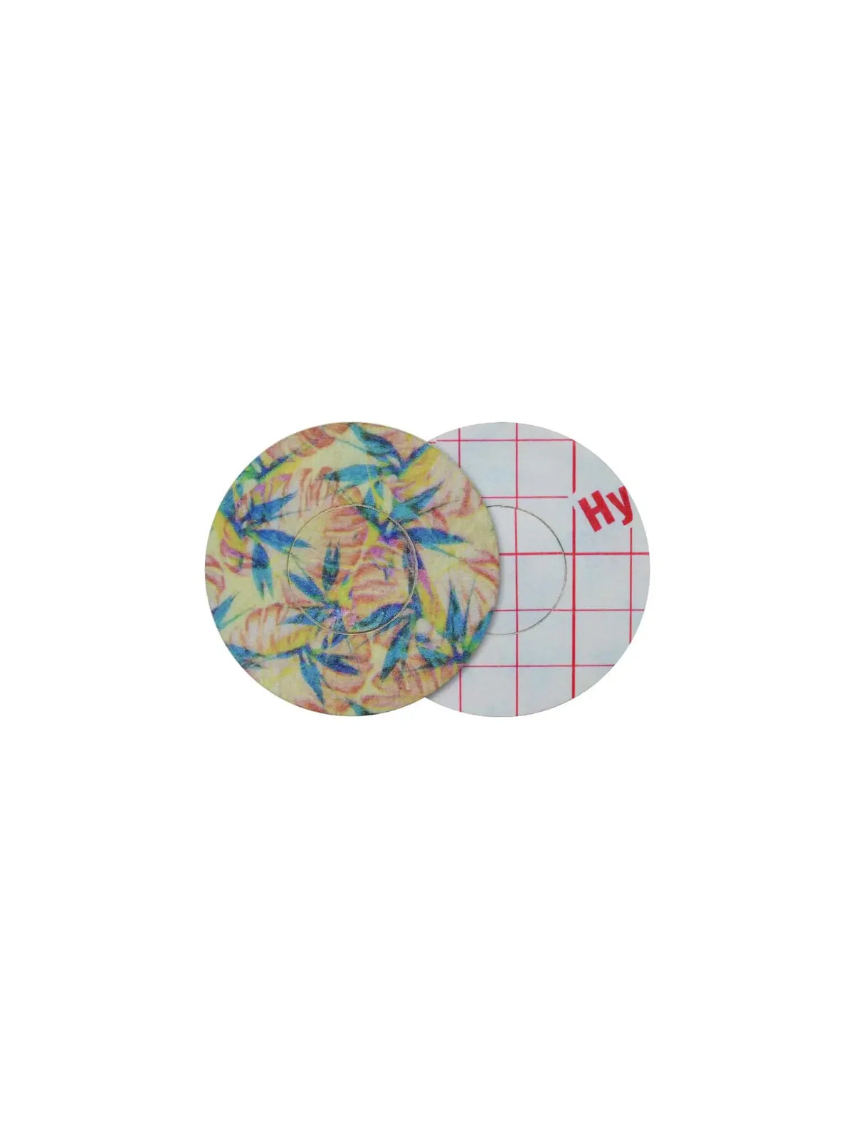 Adesivo de fixação para FreeStyle Libre 3, padrão Tequila Sunrise, frente e verso com película