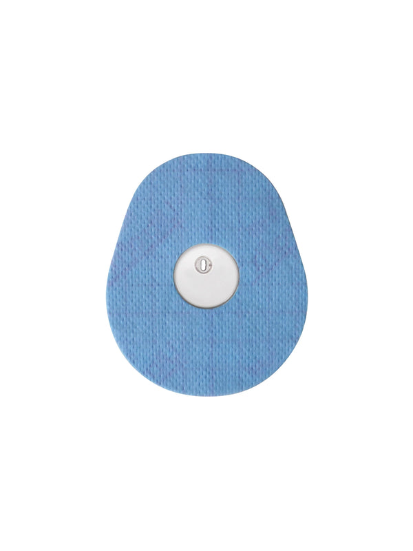 Adesivo de fixação para FreeStyle Libre 3, forma de gota, azul