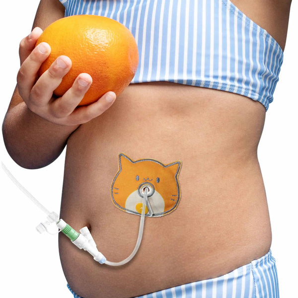 Almofadas para sonda G infantil – Formas gato, ursinho ou flor | Kaio-Tube Pads