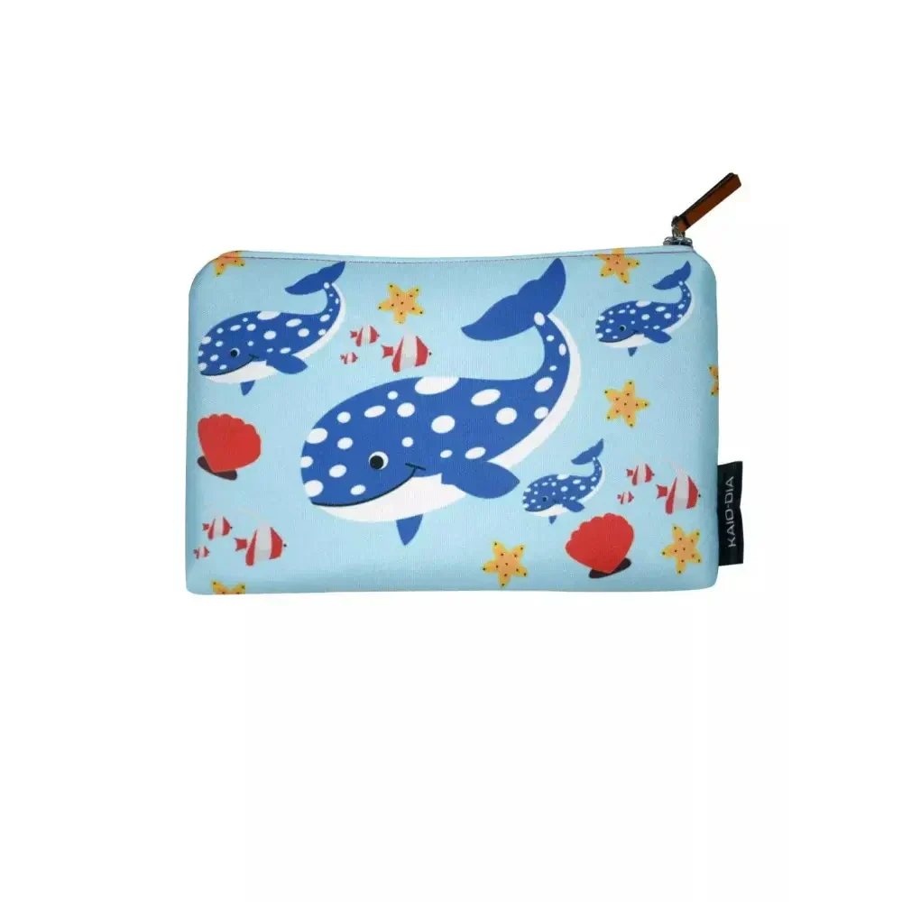 zipper bag for diabetics with fun marine design for kids