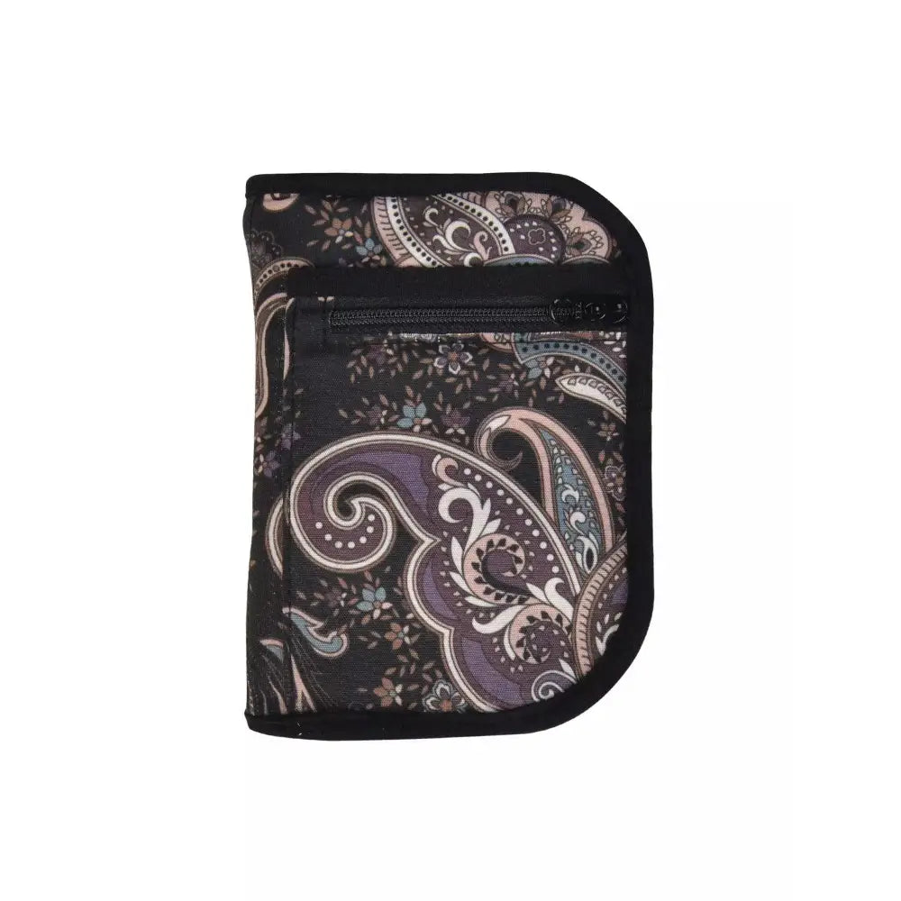 Stylish Dia-MiniCase for diabetes essentials with paisley design, perfect diabetic travel case.
