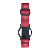 Guardian Enlite Armband with adjustable strap in red design for glucose sensor.