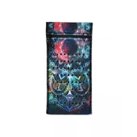 Insulin cooling wallet for 2 pens or vials in colorful design.