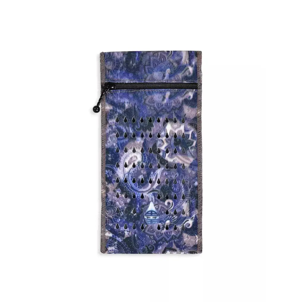 Insulin cooling wallet for 2 pens or vials, blue design, Dia-Cool ADULTS.