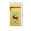 Insulin cooling wallet for kids featuring a shark design, holds two pens or vials, 19x9 cm.